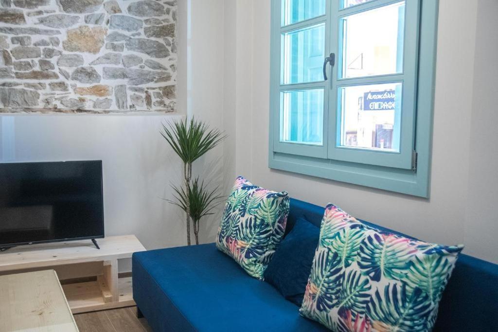 דירות קאבאלה Agiopetra Lofts מראה חיצוני תמונה